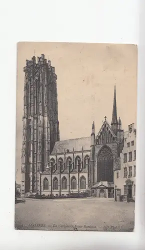 BF19336 la cathedrale saint rombant malines belgien front/back image