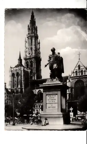 BF14976 anvers cathedrale et monument PP rubens belgien front/back image