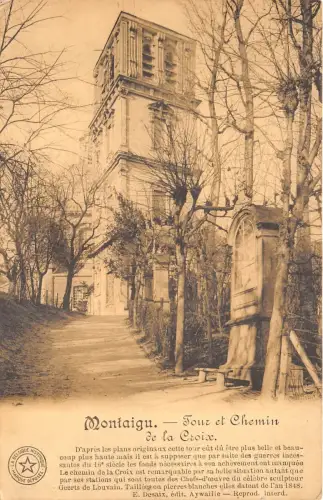 BR40210 montaigu four et chemin de la croix belgien Belgien