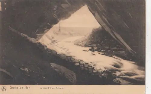 BF19488 le gouffre de belvaux grottes de han belgien front/back image