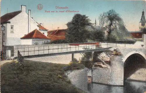 BR40249 dixmunde pont sur le canal d handzame belgien Belgien