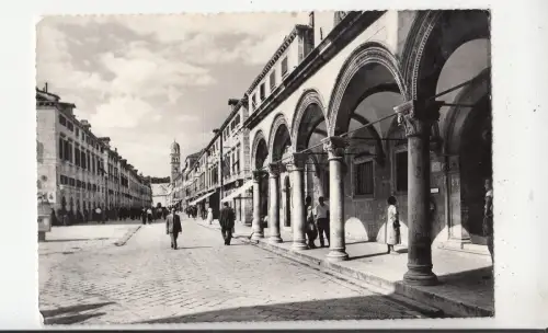 BF33119 dubrovnik glavna ulica stardun croatia front/back image