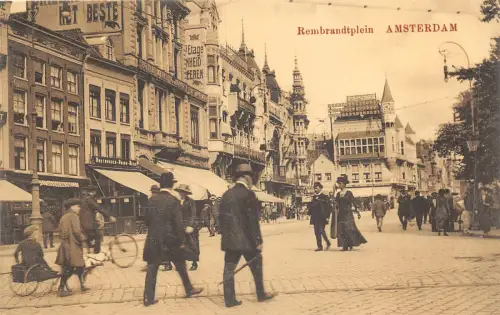 Lot123 Echtfoto Rembrandtplein Amsterdam Fahrrad Niederlande