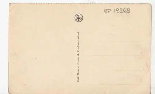 BF19269 salle de abime et grottes de comblain au pont belgien front/back image