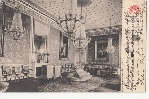 BF19474 le salon bleu bruxelles belgium front/back image