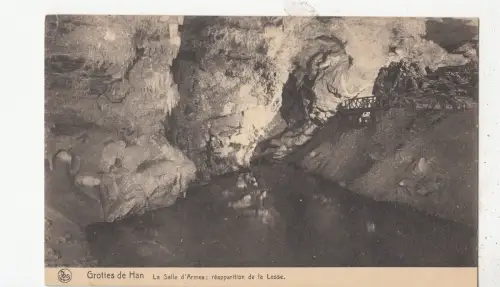 BF19481 la salle d armes reapparition d grottes de han belgium front/back image