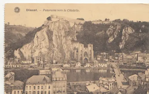 BF19325 dinant panorama vers la citadelle belgien Vorder-/Rückbild