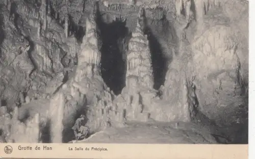 BF19486 la salle du precipice grottes de han belgien front/back image