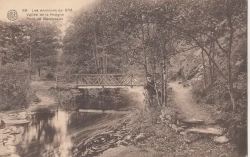 BF19315 environs de spa vallee de la hoegne pont de b belgien front/back image