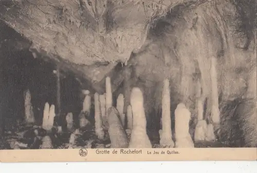 BF19273 le jeu de quilles grotte de rochefort belgien front/back image