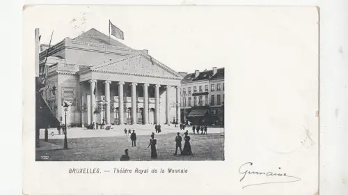 BF19458 theatre royal de la monnale bruxelles belgien front/back image