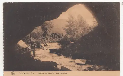 BF19489 vue int le gouffre de belvaux grottes de han belgien front/back image