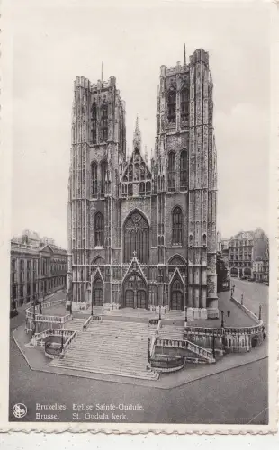 BF19461 eglise sainte gudule bruxelles belgium front/back image