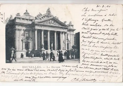 BF19459 bruxelles la bourse belgien front/back image