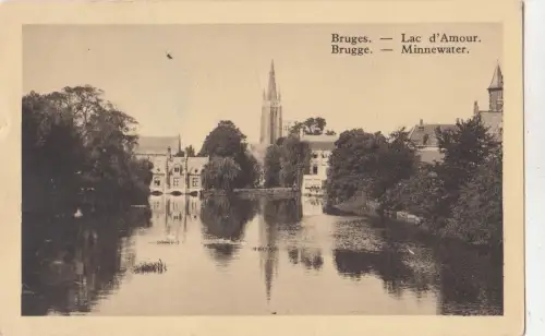 BF19372 Bruges Brugge Lac D Amour Belgien Vorder-/Rückbild