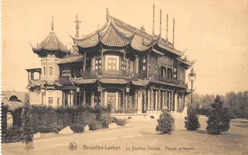BR55764 Fassade Principale Le Pavilion Chinois bruxelles laeken belgien