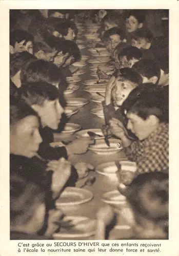 BR55122 La soupe quotidienne a l ecole realisations du secors d Hiver belgien