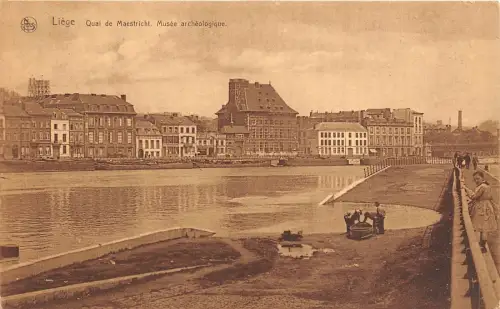 B94384 liege quai de maestricht musee archeologique belgium