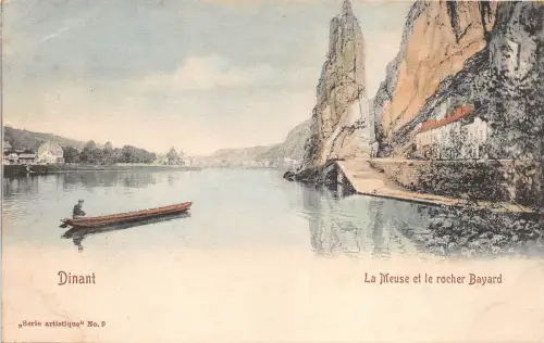 B93524 dinant la meuse et le rocher bayard belgien