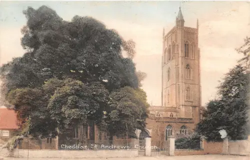 uk50844 st andrews church cheddar uk