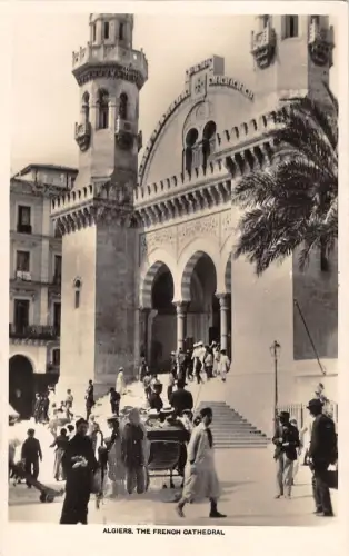 uk33465 algier the frenoh cathedral echtfoto alger algerien 