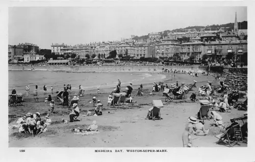 uk50843 madeira bay weston super mare real photo uk