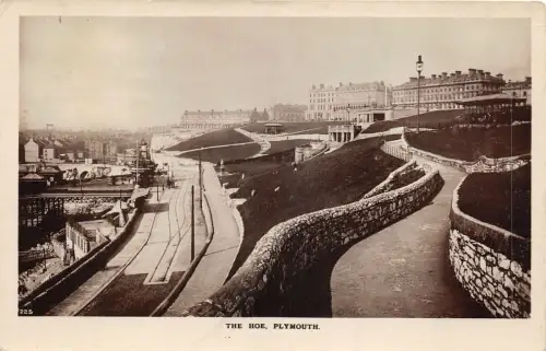 uk50833 the hoe plymouth real photo uk