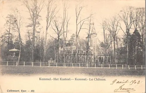 BR56974 kemmel het Kasteel le chateau Belgium