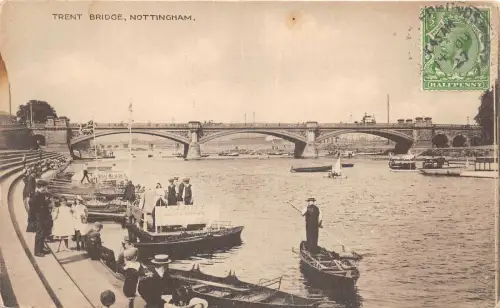 br109367 trent bridge nottingham real photo uk