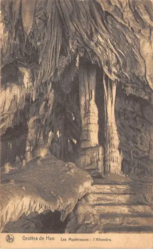 Br35990 Grottes de Han Les Mysterieuses L Alhambra belgien