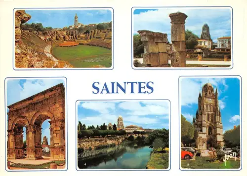 BR13822 Mehrfachansichten Saintes Frankreich