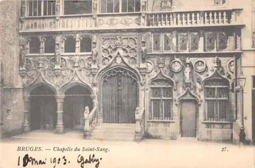 BR55854 Chapelle du saint sang Brügge Belgien