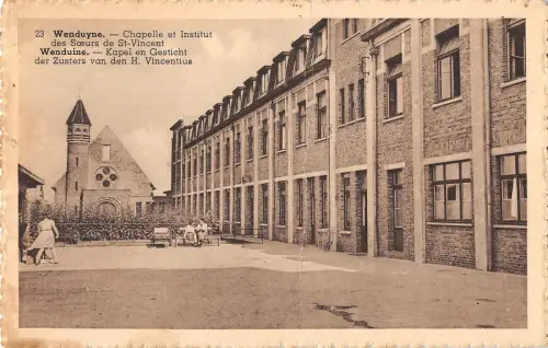 BR56154 Chapelle et Institut des soeurs de st Vincent Wenduine Belgien
