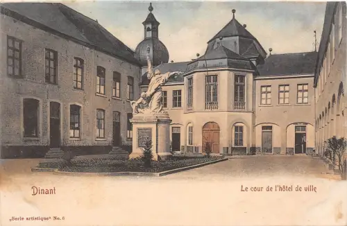 B93682 dinant le cour de l hotel de ville belgium