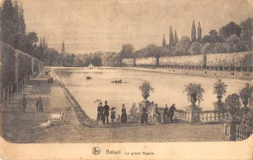BR55411 Le grand Bassin Beloeil belgium