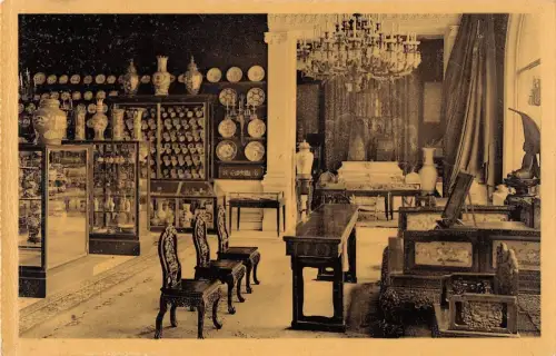 BR55891 Salle des Porcalaines du chine Chateau de Marlemont Morlanwelz belgien