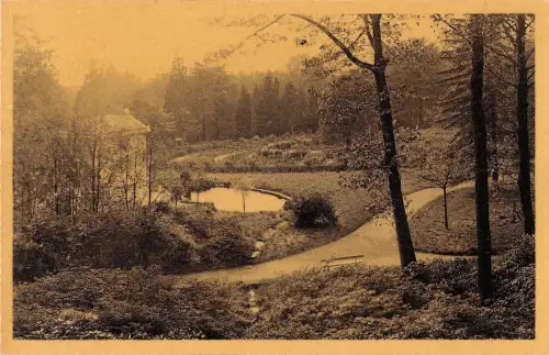 BR55238 Le mausolee et la Roserale Le parc Mariemont belgien