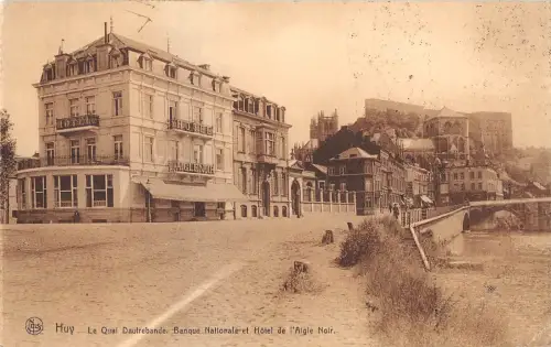 BR55179 Le quai dautrebande Banque Huy belgien