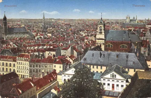 BR78121 Bruxelles Panorama Belgien