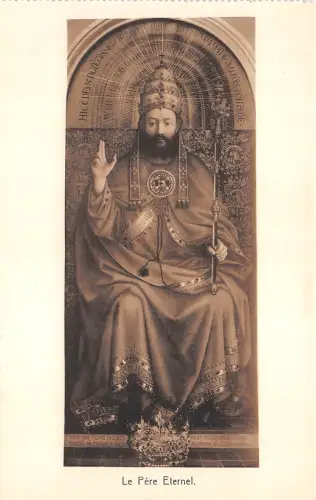 BR44589 Der ewige Vater Großkathedrale St. Bavon Lackbilder Belgien