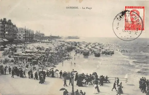 B94459 ostende la plage belgien