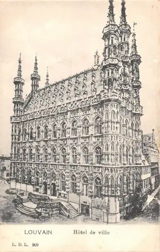 BR55066 Hotel de ville Louvain belgien 1 2 3