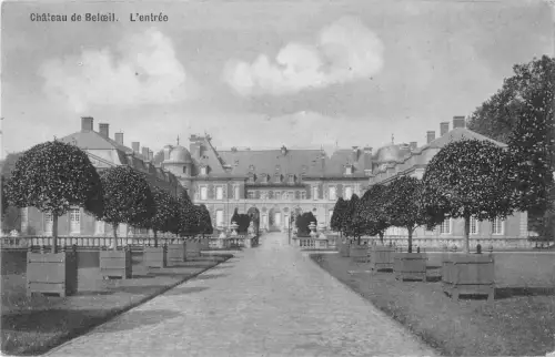 BR55184 l entree chateau Beloeil belgien