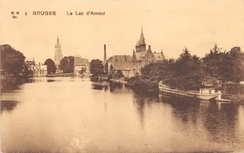 B93666 le lac d amour bruges belgien