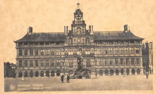 BR35188 Anvers Hotel de ville belgium