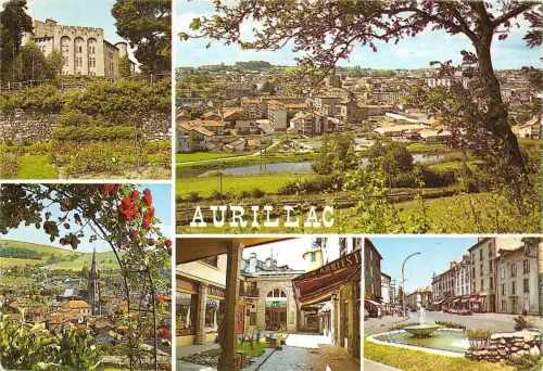 BR3501 Aurillac Le chateau Saint Etienne france