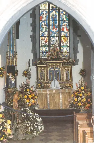 B87790 Interor of Slipper Chapel Walsingham UK