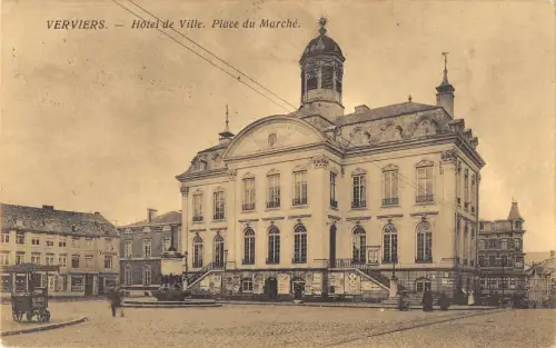 BR56199 Hotel de ville place de du marche Belgien