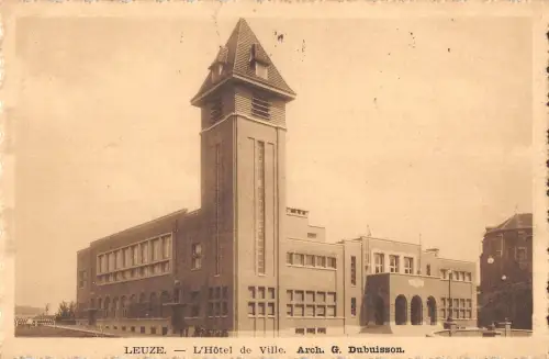 BR55303 L hotel de ville Leuze belgium 1
