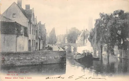 B94686 le quai vert bruges belgien